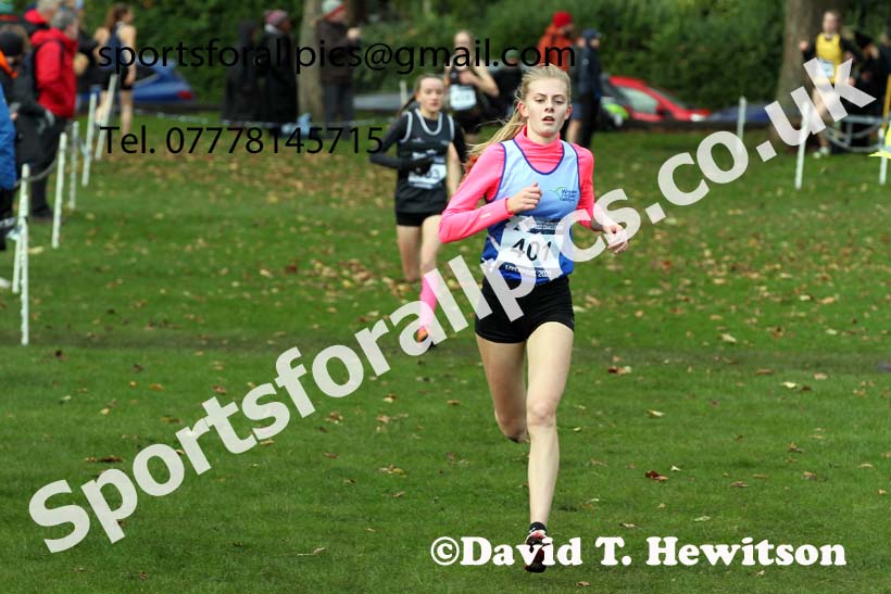 Girls under-15s, European Cross Country Championships Trials, Sefton Park, Liverpool. Photo: David T. Hewitson/Sports for All Pics